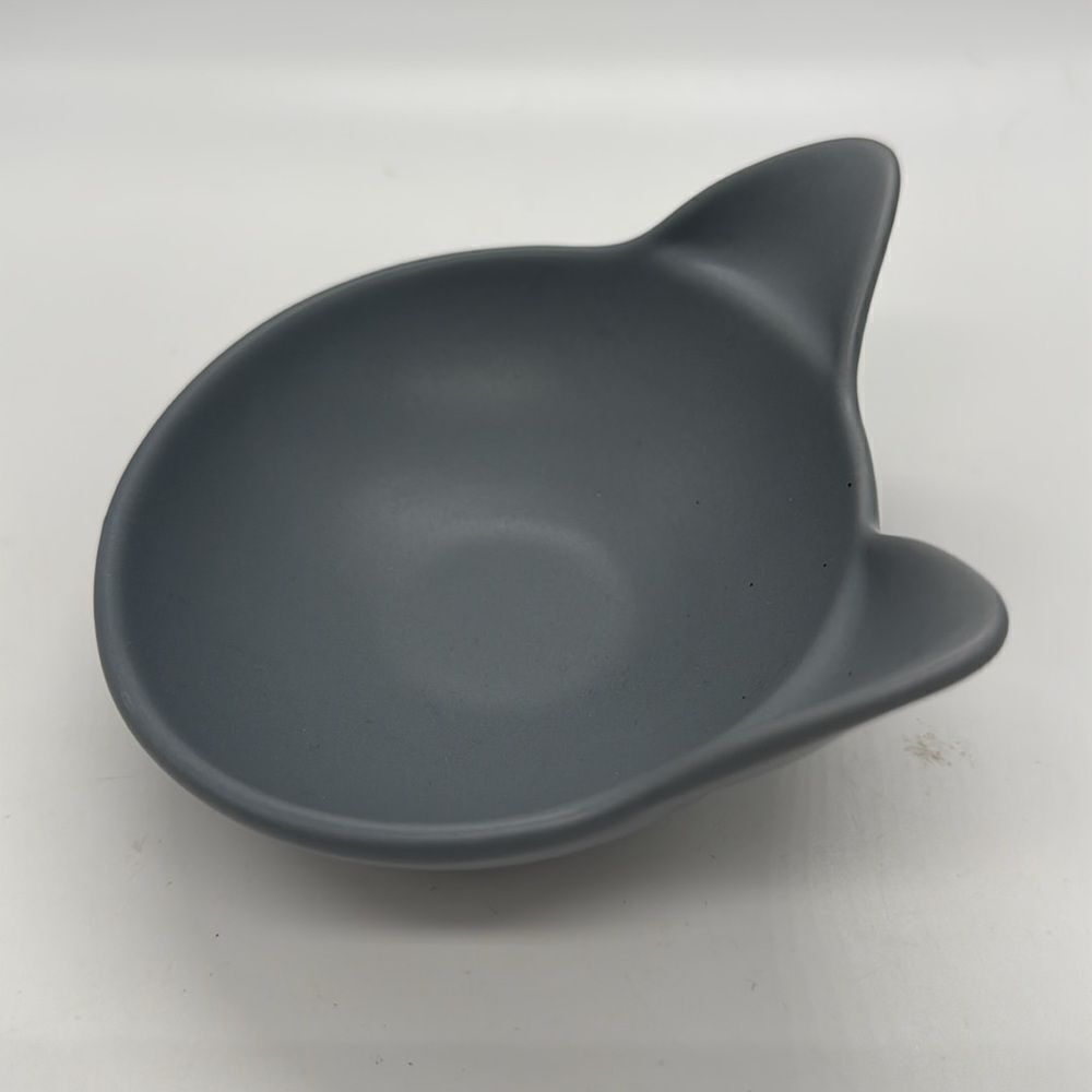 Stoneware Kitty Food/Bowl - Picture 2 of 7